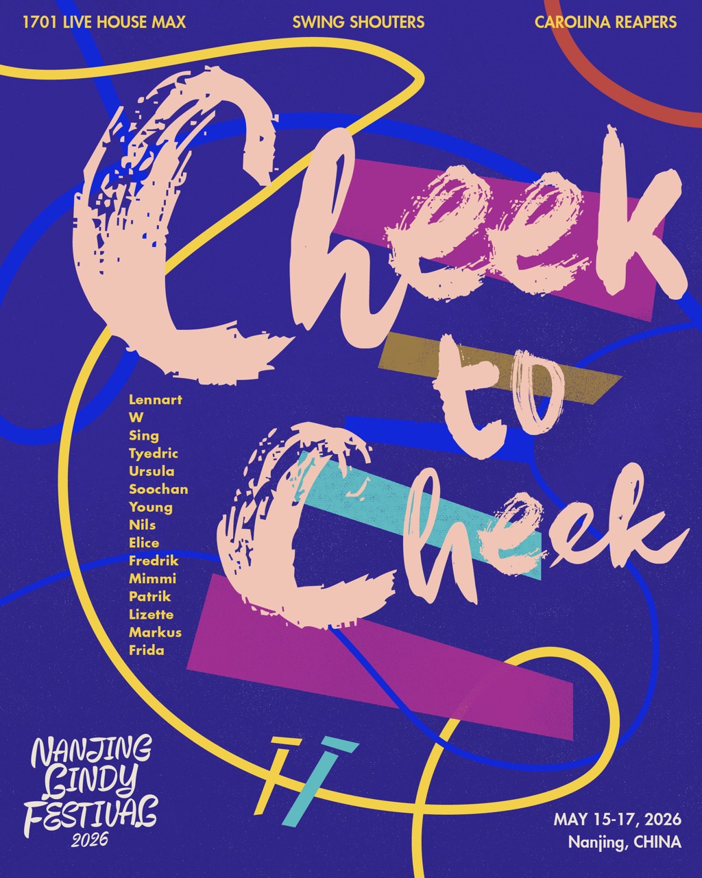 Nanjing Lindy Festival 2026 KV Poster